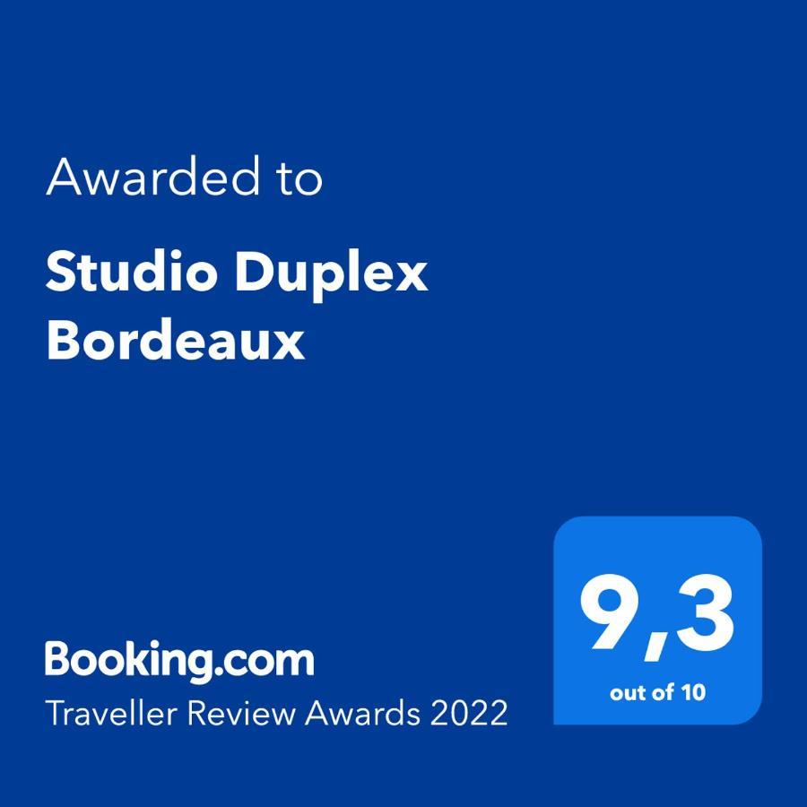 Studio En Duplex-Aircon-Terrasse-Parking-Calme Bordeaux Luaran gambar