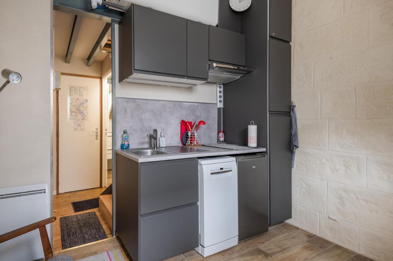 Studio En Duplex-Aircon-Terrasse-Parking-Calme Bordeaux Luaran gambar