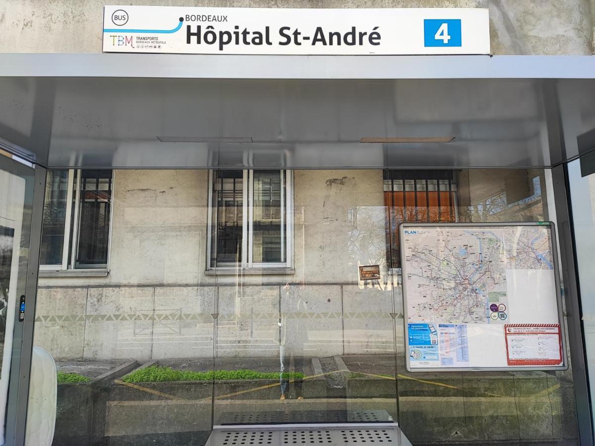 Studio En Duplex-Aircon-Terrasse-Parking-Calme Bordeaux Luaran gambar